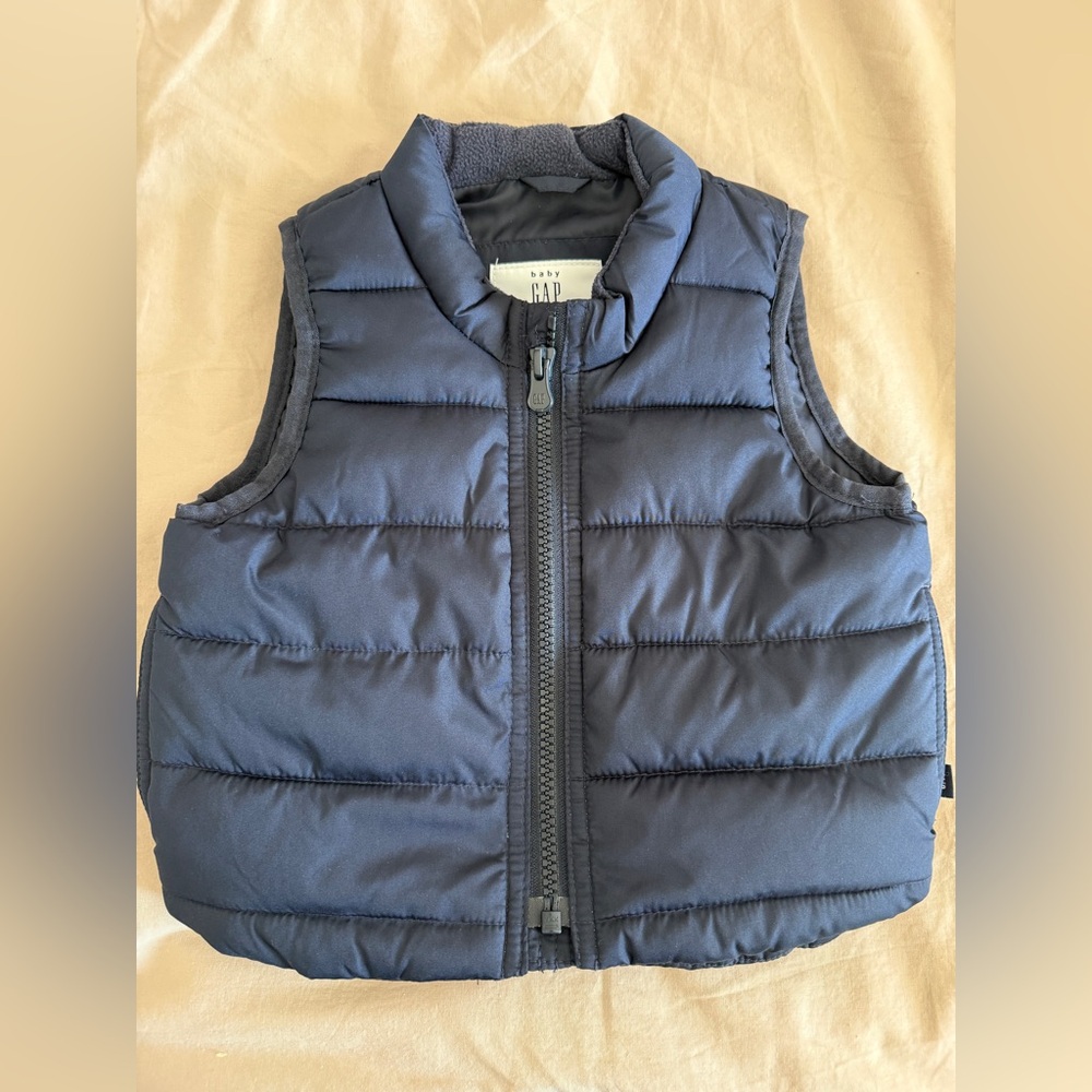 GAP Kids Navy Puffer Vest